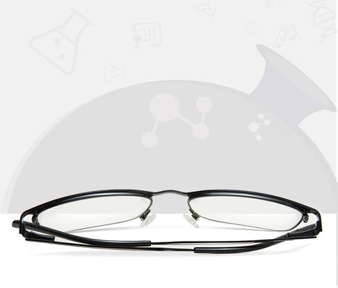 نظارات Leaead لحجب الضوء الأزرق بإطار معدني مانع للضوء الأزرق ومضادة لإجهاد العين ومضادة للأشعة فوق البنفسجية للكمبيوتر/الألعاب/التلفزيون/الهواتف للرجال in Kuwait