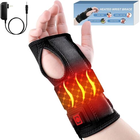 Heated Shoulder Wrap for Men Women, Electric Heating Pad Strap for Shoulder, Shoulder Heating Pad, Heated Shoulder Braces, 3 Heat Settings in Kuwait