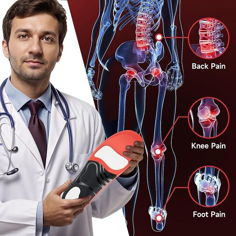 نعال داخلية لدعم قوس التهاب اللفافة الأخمصية للقدم المسطحة، والقوس العالي، وألم القدم، ونعال داخلية لتقويم آلام القوس للنساء والرجال، مقاس M in Kuwait