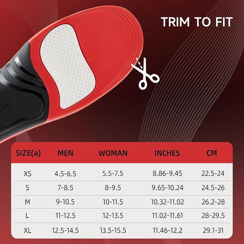 نعال داخلية لدعم قوس التهاب اللفافة الأخمصية للقدم المسطحة، والقوس العالي، وألم القدم، ونعال داخلية لتقويم آلام القوس للنساء والرجال، مقاس M in Kuwait