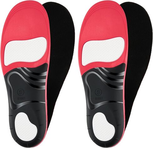 نعال داخلية لدعم قوس التهاب اللفافة الأخمصية للقدم المسطحة، والقوس العالي، وألم القدم، ونعال داخلية لتقويم آلام القوس للنساء والرجال، مقاس M in Kuwait