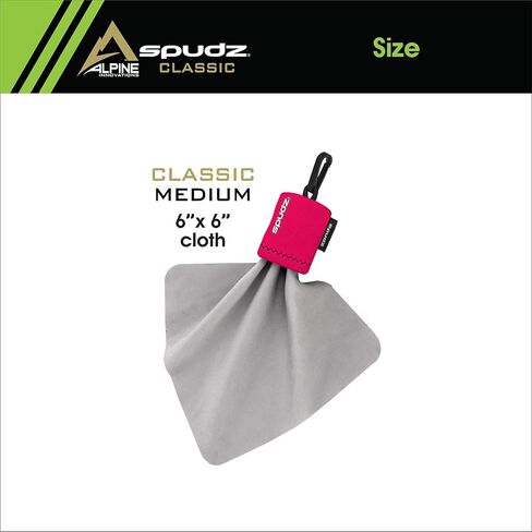 SPUDZ Classic | Microfiber Cloth Screen Cleaner and Lens Cleaner | Open Bottom | Alpine MTN. Camo | 6 x 6 Inches in Kuwait