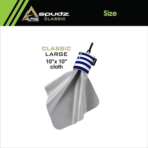 SPUDZ Classic | Microfiber Cloth Screen Cleaner and Lens Cleaner | Open Bottom | Alpine MTN. Camo | 6 x 6 Inches in Saudi Arabia