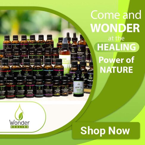 الدوالي - مزيج من الزيوت العطرية الطبيعية 100% لعلاج الدوالي وتخفيف الأوردة العنكبوتية، بما في ذلك السرو وإبرة الراعي واللافندر من ووندر هيلينج (30 مل - 1 أونصة) in Kuwait