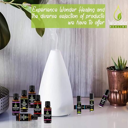 الدوالي - مزيج من الزيوت العطرية الطبيعية 100% لعلاج الدوالي وتخفيف الأوردة العنكبوتية، بما في ذلك السرو وإبرة الراعي واللافندر من ووندر هيلينج (30 مل - 1 أونصة) in Kuwait