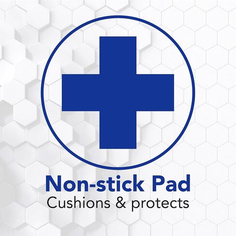 All Health Clear Waterproof Antibacterial Adhesive Bandages, 2 in x 3 1/2 in, 32 ct | Helps Prevent Infection, 100% Waterproof for First Aid and Wound Care in Kuwait