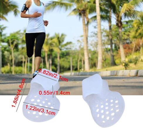 5 Pairs-Pinky Toe Cushion Splint, Gel Toe Separators, Little Toe Straightener with Loop, Pinky Toe Separators for Men Women, Prevent Blisters, Corn, Pain Relief (5 Pairs-Skin) in Kuwait
