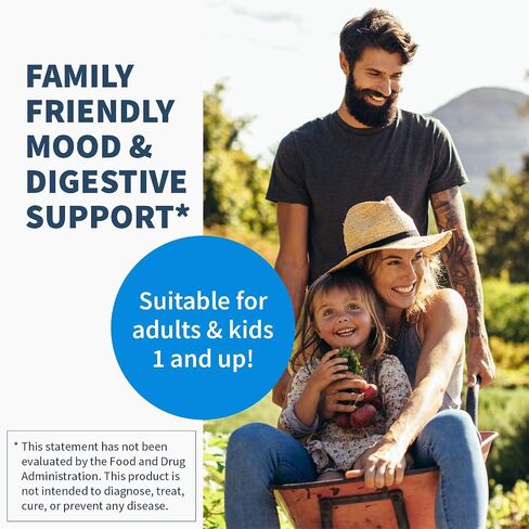 Klaire Labs Mood Probiotic Powder Target gb-X with Bifidobacterium & Lactobacillus, Clinically Demonstrated to Promote Positive Mood, Shelf-Stable & Hypoallergenic for Men & Women (30 Packets) in Saudi Arabia