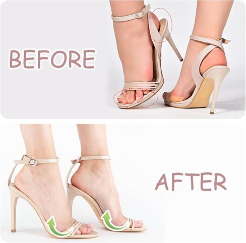 وسادات مشط القدم للنساء، وسادات مريحة للكعب العالي، وسائد مضادة للانزلاق لكعب الحذاء، وسائد للقدم للسيدات ذات الكعب العالي، وسادات قدم هلامية، وسادات مخملية لمقدمة القدم، وسادات نعل الكعب 3 أزواج (أسود بيج شفاف) in Kuwait