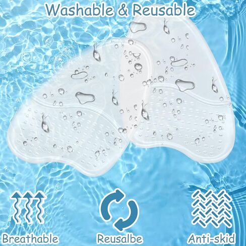 وسادات مشط القدم للنساء، وسادات مريحة للكعب العالي، وسائد مضادة للانزلاق لكعب الحذاء، وسائد للقدم للسيدات ذات الكعب العالي، وسادات قدم هلامية، وسادات مخملية لمقدمة القدم، وسادات نعل الكعب 3 أزواج (أسود بيج شفاف) in Kuwait