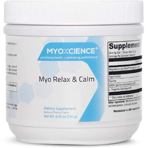 Myo Relax & Calm | Myo-Inositol, L-Theanine, Taurine, Magnesium & GABA | Supports Sleep, Neurotransmitter & Hormone Support (Berry)