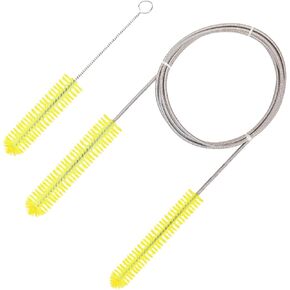 فرشاة تنظيف أنبوب CPAP، فرشاة خرطوم، 7 أقدام، من الفولاذ المقاوم للصدأ، مع فرشاة قناع، لأقطار خرطوم عالمية 19 مم و15 مم (أزرق) in Kuwait