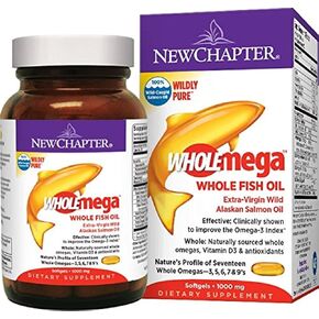 New Chapter Wholemega - Whole Fish Oil with Omegas and Vitamin D3 - 60 ct in Kuwait