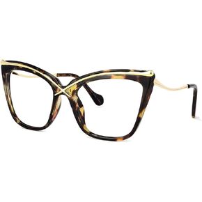 Vooglam Cat Eye Frame Blue Light Blocking Glasses for Women Anti UV Eyestrain Eyewear Janina OX006465 in Kuwait