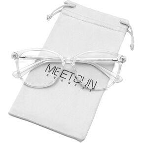 MEETSUN Blue Light Blocking Glasses for Women Cat Eye Blue Light Glasses TR Frame Anti Eyestrain UV Glare Computer Gaming Eyeglasses(Leopard Frame)