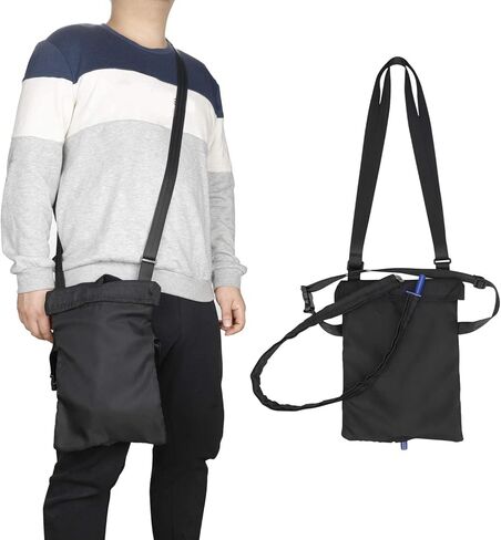 غطاء حقيبة البول مع غطاء حقيبة القسطرة القابل للفصل، حامل كونسيلر للبطن من فولي قسطرة مع إبزيم سريع الفك حزام فخذ، مقاوم للماء. in Kuwait