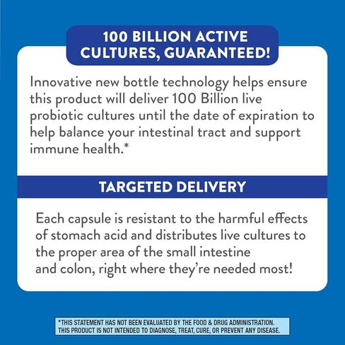 Nature’s Way Fortify Optima Daily Probiotic, 100 Billion, 15 Strains, Digestive & Immune Support*, with Prebiotics, 30 Capsules in Saudi Arabia