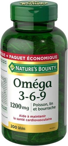 Nature's Bounty Omega-3-6-9 1200mg 200 Count in Saudi Arabia
