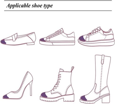 زوجان من وسادات حشو أصابع القدم، حشوات حشو أحذية قابلة لإعادة الاستخدام، حشو إسفنجي لأصابع القدم للنساء بكعب عالٍ، سدادة إصبع القدم، نصف إسفنجة، نعال للقدم، وسادات مضادة للألم، حشو أحذية in Kuwait