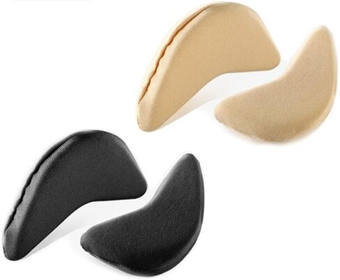 زوجان من وسادات حشو أصابع القدم، حشوات حشو أحذية قابلة لإعادة الاستخدام، حشو إسفنجي لأصابع القدم للنساء بكعب عالٍ، سدادة إصبع القدم، نصف إسفنجة، نعال للقدم، وسادات مضادة للألم، حشو أحذية in Kuwait