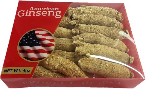 Hand Selected A Grade American Ginseng Root Large Short (4 Oz. Box) in Saudi Arabia
