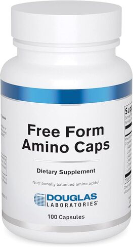 Douglas Laboratories Free Form Amino Capsules | Balanced Amino Acid Mixture to Support Energy, Muscles, Tissues, Bones, and Overall Health* | 100 Capsules in Saudi Arabia