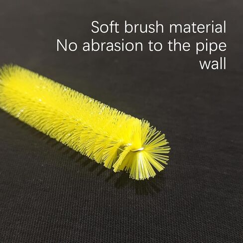 فرشاة تنظيف أنبوب CPAP، فرشاة خرطوم، 7 أقدام، من الفولاذ المقاوم للصدأ، مع فرشاة قناع، لأقطار خرطوم عالمية 19 مم و15 مم (أزرق) in Kuwait