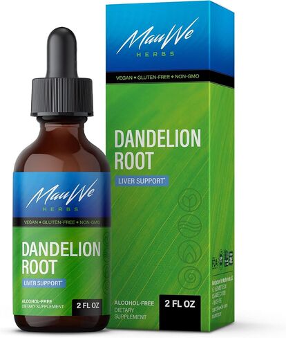 Dandelion Root Liquid Extract - Organic Dandelion Tincture - Vegan Dandelion Root Drops Supplement for Cleansing, Digestive Function & Immunity - 2 Fl. Oz in Kuwait