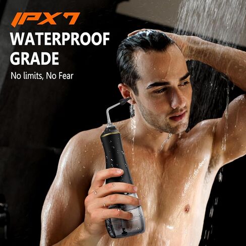 مزيل شمع الأذن - منظف الأذن الذي يعمل بالطاقة المائية - منظف الأذن الكهربائي مع 4 إعدادات للضغط، أداة تنظيف الأذن المقاومة للماء IPX7، مجموعة غسل شمع الأذن، نظام تنظيف آمن لري الأذن للبالغين in Kuwait
