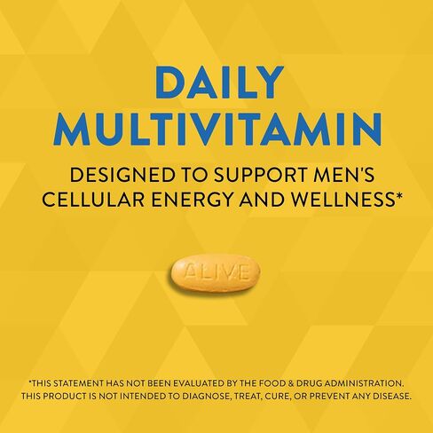 Nature's Way Alive! Men’s Energy Multivitamin Supports Healthy Aging* Supports Cellular Energy* B-Vitamins Gluten-Free 50 Tablets in Saudi Arabia