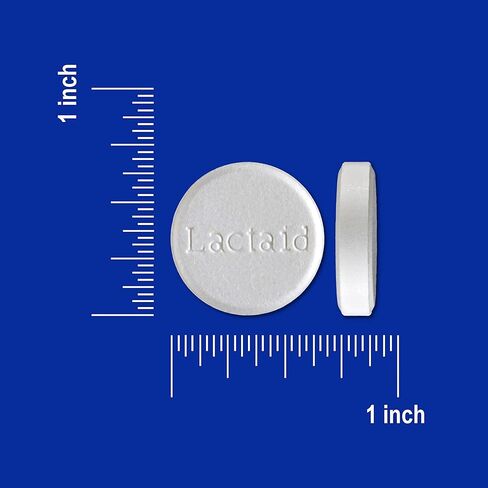 لاكتيد - أقراص قابلة للمضغ سريعة المفعول لعدم تحمل اللاكتوز مع إنزيمات اللاكتيز، تويست الفانيليا، 60 قطعة من 1 قيراط. in Kuwait