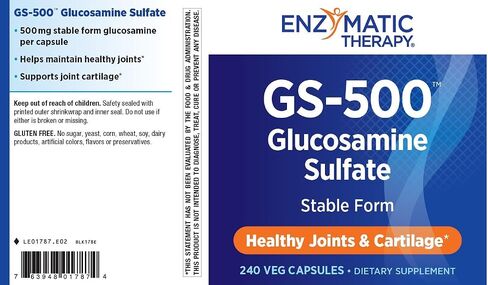 Nature's Way GS-500 Glucosamine Sulfate, Joint Health Support Supplement*, 240 Capsules in Saudi Arabia