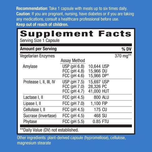 Nature's Way CompleteGest Vegetarian Enzymes Supplement, Helps Digest Food*, 180 Vegan Capsules in Saudi Arabia