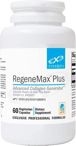 XYMOGEN RegeneMax Plus - مولد الكولاجين المتقدم - حمض أورثوسيليسيك + مكملات البيوتين لدعم المفاصل - يدعم كثافة المعادن الصحية للعظام، وبشرة الشعر والأظافر، ويقلل التجاعيد (120 كبسولة) in Saudi Arabia