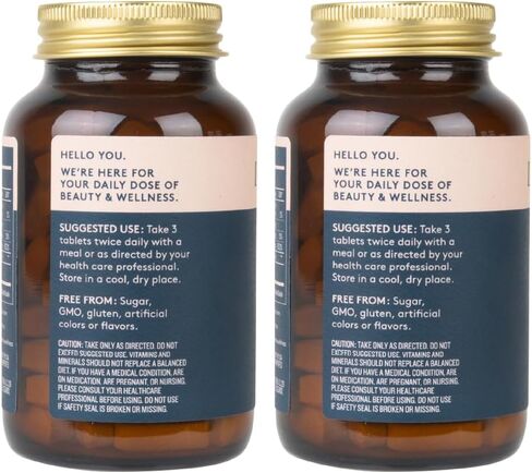 دوز آند كو. أقراص مكملات التجميل بالكولاجين والببتيد - عبوتان (180 قرصًا)، للشعر والبشرة والأظافر in Kuwait