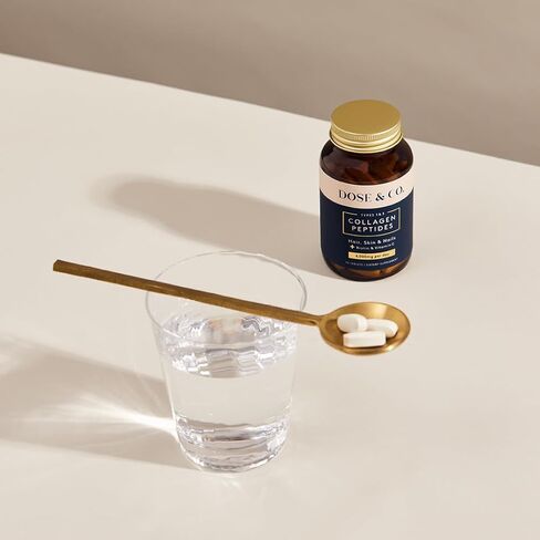 دوز آند كو. أقراص مكملات التجميل بالكولاجين والببتيد - عبوتان (180 قرصًا)، للشعر والبشرة والأظافر in Kuwait