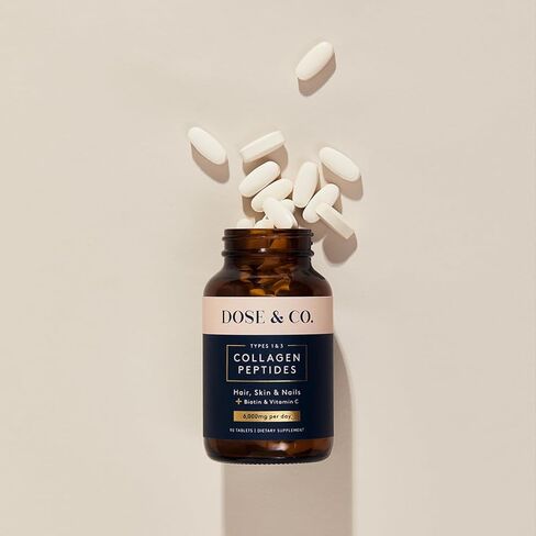 دوز آند كو. أقراص مكملات التجميل بالكولاجين والببتيد - عبوتان (180 قرصًا)، للشعر والبشرة والأظافر in Kuwait