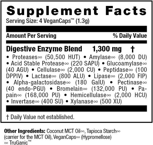 HEALTHFORCE SUPERFOODS إنزيمات تعزيز الهضم - 120 كبسولة نباتية in Kuwait