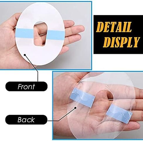 Shower Waterproof Patch Freestyle Transparent Adhesive Patches Waterproof Sensor Covers Precut Clear Protection Stickers Clear CGM Overpatch Tape Without Hole, Blue and Pink (60 Packs) in Kuwait