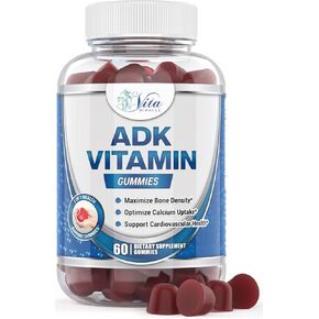 مكملات الفيتامينات ADK مع فيتامين د 5000 وحدة دولية، فيتامين أ 3000 وحدة دولية، فيتامين ك 500 ميكروجرام، فيتامين د ك يدعم قوة العظام، ADK 5 صحة القلب، K2 D3، تعزيز الجهاز المناعي وامتصاص الكالسيوم ADK2 in Kuwait