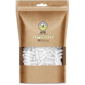 Doctors Scientific Organica DSO ADK - Vitamin A, Vitamin D3 & K2 - High Potency - Heart Health Support - Bone Health Support - A.D.K Supplement - Calcium Absorption Support - Gluten-Free- 90ct in Saudi Arabia