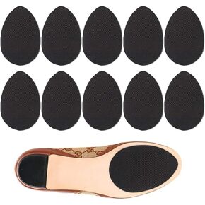 وسادة نعال أحذية ذاتية اللصق مضادة للانزلاق لأسفل الكعب العالي - 5 أزواج من الملصقات المطاطية المضادة للتساقط، وسادات أحذية ناعمة للطرق الزلقة، ومقابض أحذية YUBRO غير قابلة للانزلاق للأيام الممطرة والثلجية in Kuwait