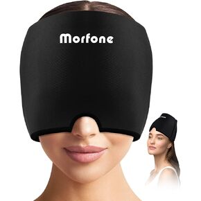 Migraine Relief Cap,Morfone Relief Hat for Migraine & Headache Cap for Migraine,Tension Puffy Eyes Migraine Relief Cap for Sinus Headache and Stress Relief,Cold & Hot Effect [Upgrade Gel Filling] in Kuwait