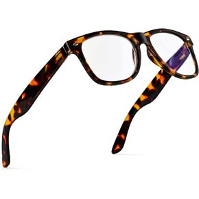 ABEJOJO Oversized Reading Glasses for Women Men, Blue Light Blocking Computer Readers Spring Hinge