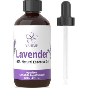 ASAKUKI Lavender Oil Essential Oil, 4 Fl. Oz Natural Grade Oils for Diffuser, Home, Candle & Soap Making, YAHIME Infinite Series in Kuwait