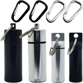 صندوق تنظيم السفر لحاوية حبوب منع الحمل الصغيرة من OMO لمحفظة صغيرة وجيب وحامل سلسلة مفاتيح صغيرة (4 عبوات) in Kuwait