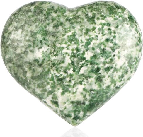 SMQ Large Heart Shaped Crystal Worry Stones Natural Africa Blood Stone Paperweight Puffy Pocket Love Healing and Crystals Rock for Balancing Yoga Home Decor in Kuwait