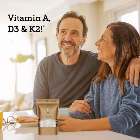 Doctors Scientific Organica DSO ADK - Vitamin A, Vitamin D3 & K2 - High Potency - Heart Health Support - Bone Health Support - A.D.K Supplement - Calcium Absorption Support - Gluten-Free- 90ct in Saudi Arabia