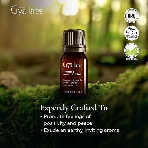 Gya Labs Fortune Essential Oil Blend (0.34 fl oz) - Uplifting & Inviting in Saudi Arabia