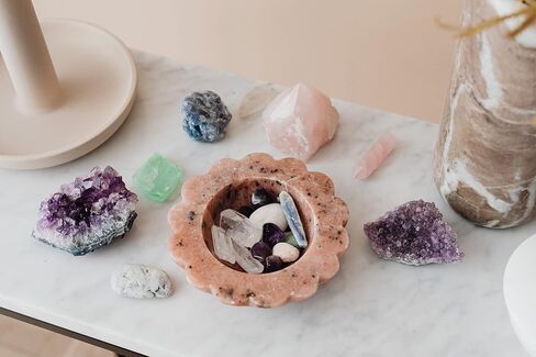 CrystalTears Amethyst Crystal Geode Cluster Raw Amethyst Rock Quartz Healing Crystals Druzy Geode Mineral Specimen Gemstone for Meditation Reiki Healing Home Decor 0.18-0.33 lb Christmas Gift in Saudi Arabia
